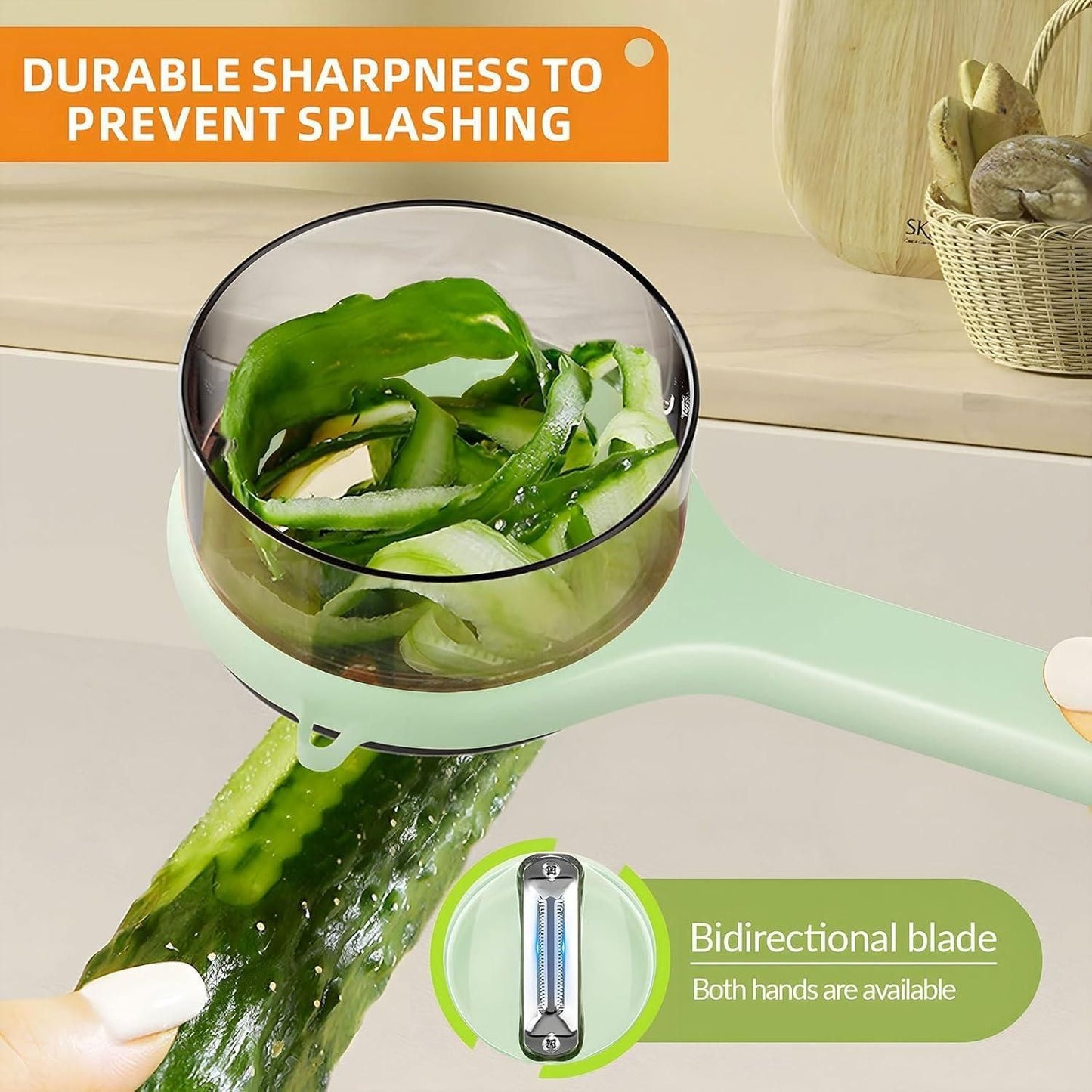 Multi-Purpose Stainless Steel Peeler