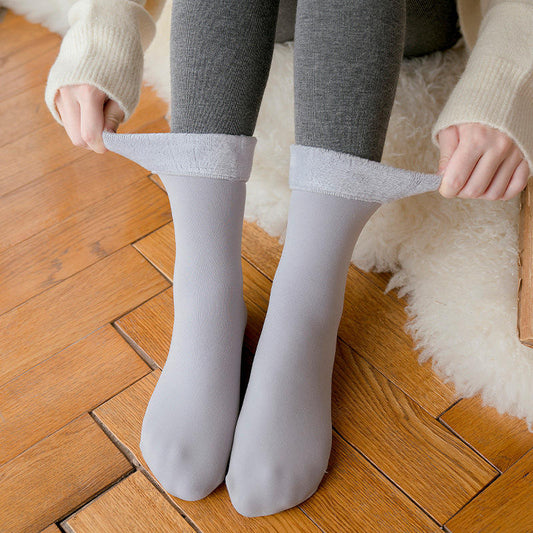 Ultra-Soft Fleece Warm Calf Socks – Winter Edition